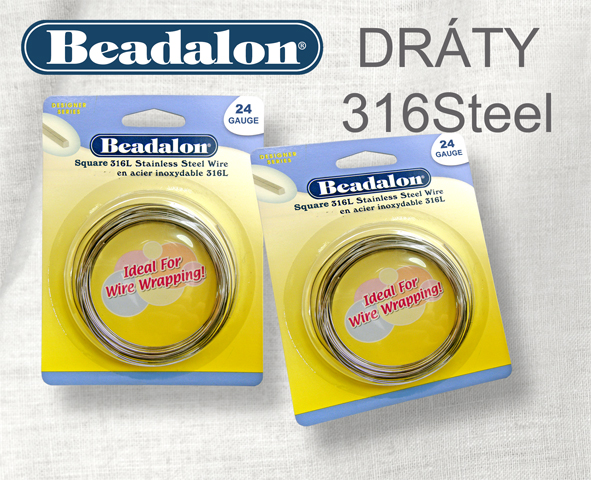 DRÁTY 316Steel Beadalon