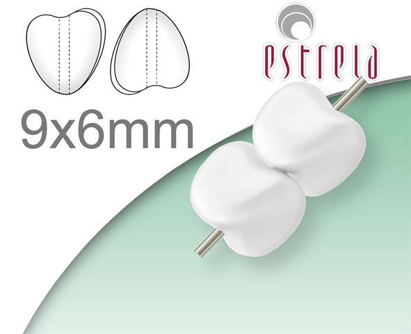 Estrela Voskované ZigZag 9x6mm