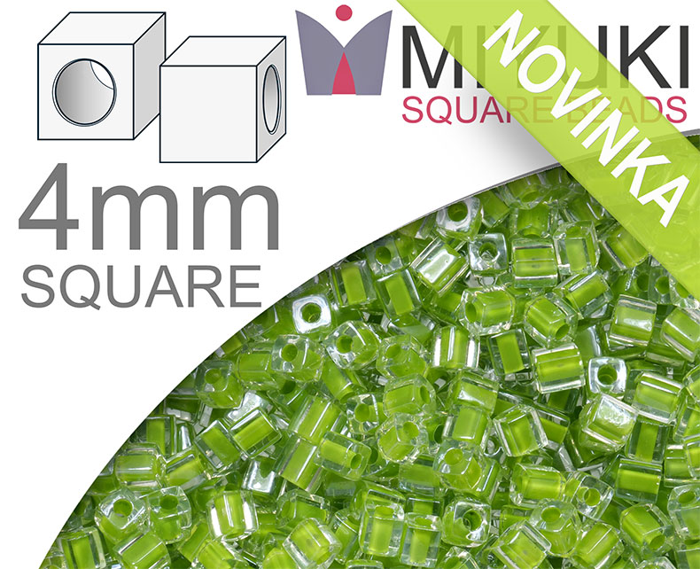 Miyuki SB 4mm Square BEADS