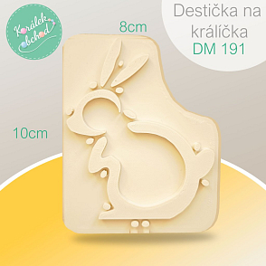 Destička (šablona) na výrobu drátěného králíčka DM 191. Rozměr destičky 8x10cm. Materiál plast.