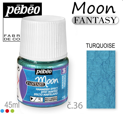 Barva na Šperky MOON Fantasy Pébéo . barva č. 36 TURQUOISE. Balení 45ml. 