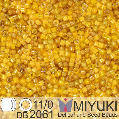 Korálky Miyuki Delica 11/0. Barva Luminous Mix DB2061. Balení 5g.