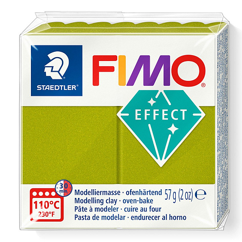 FIMO® effect 8010 Metallic barva METALICKÁ ZELENÁ č.51 balení  57g