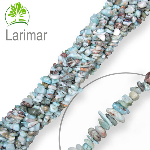 Návlek z tromlovaných kamenů 80cm LARIMAR