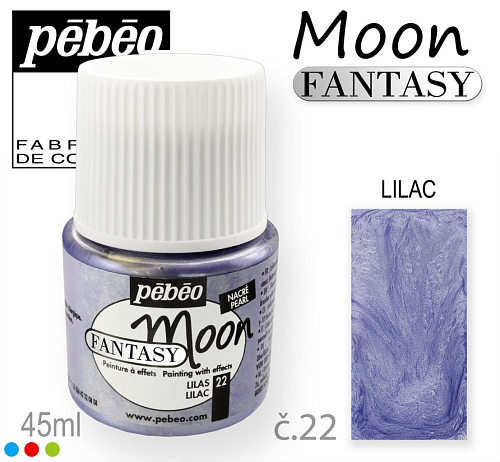 Barva na Šperky MOON Fantasy Pébéo . barva č. 22 LILAC. Balení 45ml. 