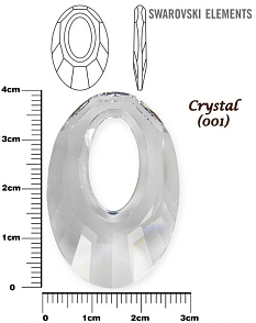 SWAROVSKI HELIOS Pendant barva CRYSTAL velikost 40mm.