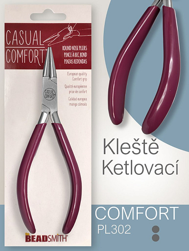 Kleště COMFORT PL302 KETLOVACÍ ergonomická rukojeť. 145x55mm