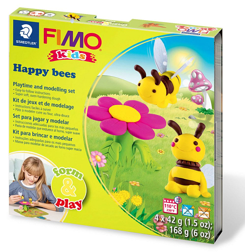 Sada Fimo kids Form & Play ŠŤASTNÉ VČELKY