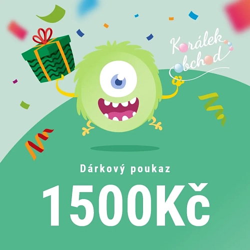 Dárkový poukaz 1500 Kč