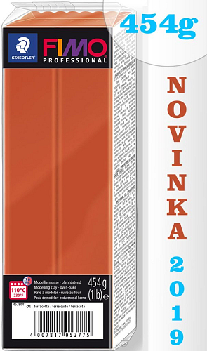 FIMO Professional balení 454g . Barva 74 Terakotová  Velké balení=VÝHODNÁ CENA