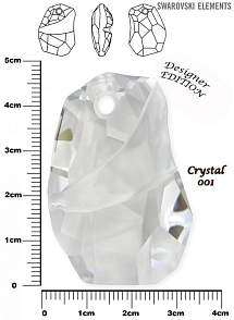 SWAROVSKI Divine Rock Pendant 6191 barva CRYSTAL velikost 48mm.