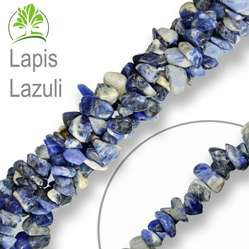 Návlek z tromlovaných kamenů délka 90cm LAPIS LAZULI