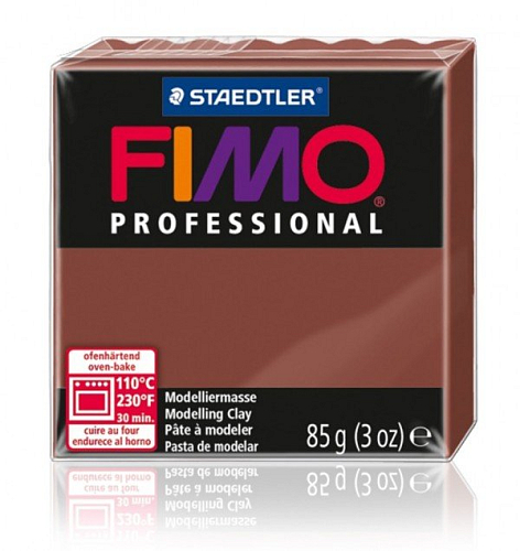 FIMO Professional balení 85g . Barva 77 ČOKOLÁDOVÁ.