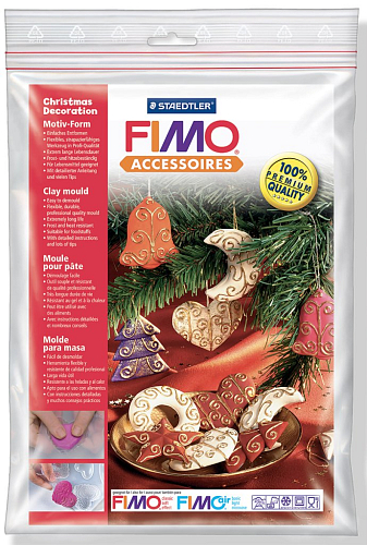 Fimo Silikonová forma Vánoční dekorace Christmas decorations