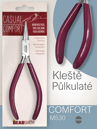 PŮLKULATÉ kleště. Ozn. M530 Comfort. Velikost kleští 155x55mm