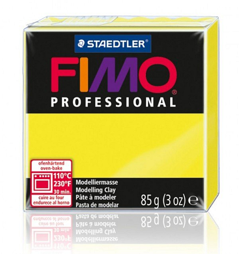 FIMO Professional balení 85g . Barva 1 CITRONOVÁ.