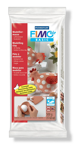 Fimo Basic Air 500 g TERRACOTA