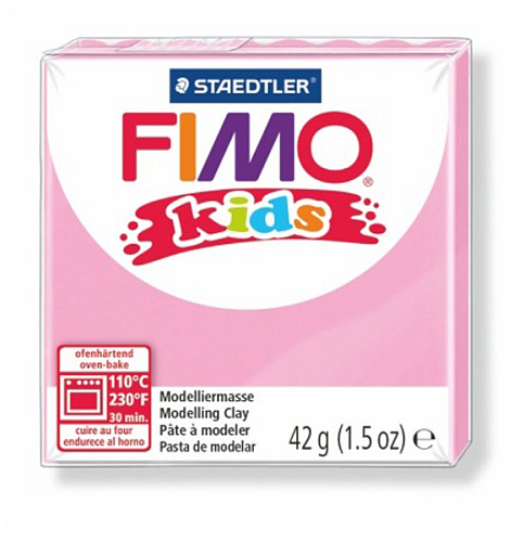 Modelovací hmota Fimo kids 42g SVĚTLE RŮŽOVÁ č.25